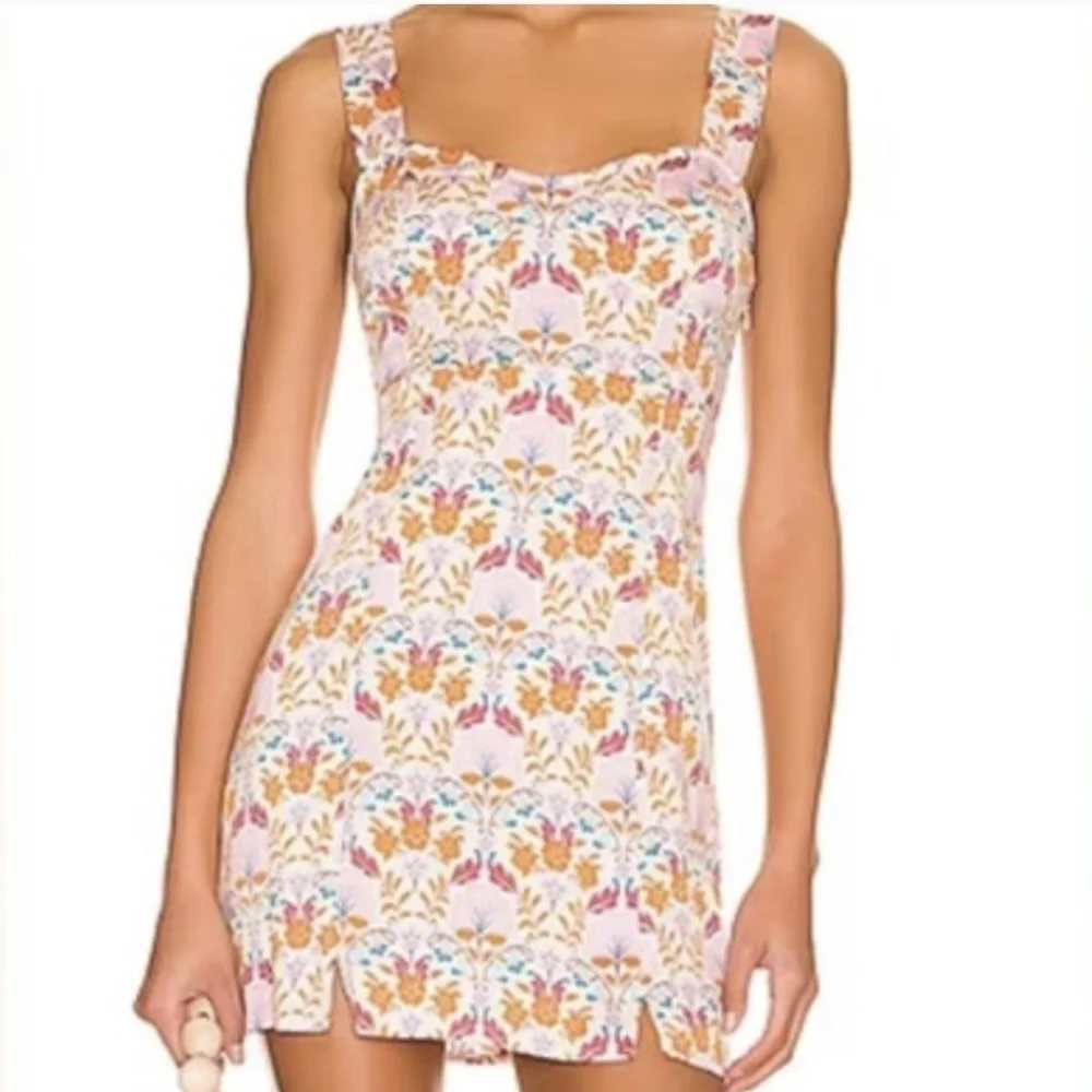 Free people Sasha printed mini dress small - Picture 3 of 12